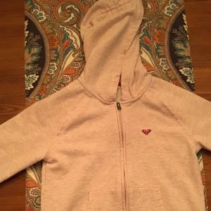 Soft pink Roxy hoodie size 10 :)